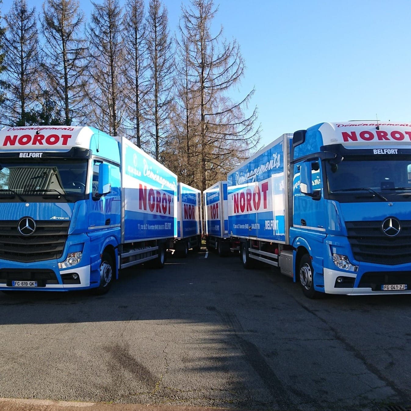 Flotte de camions Norot